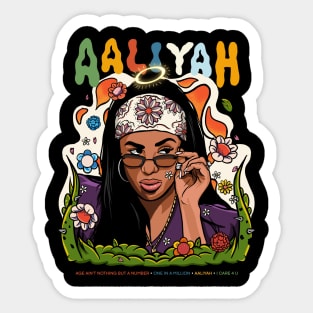 Aaliyah Sticker